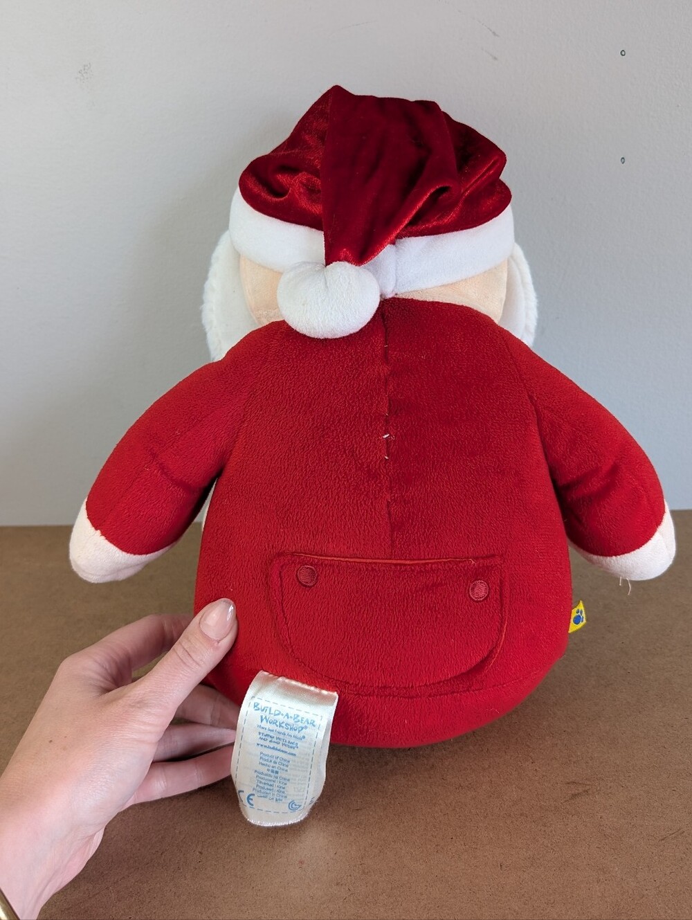 Build-a-Bear Santa Claus Plush Toy, B.A.B Christmas Stuffed Toy - Picture 3 of 9